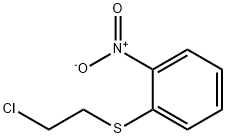 1-[(2-chloroethyl)thio]-2-nitrobenzene Struktur