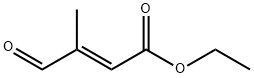 TRANS-3-メチル-4-オキソクロトン酸エチル 化学構造式