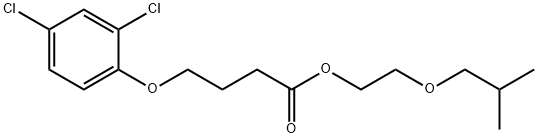 4-(2,4-Dichlorophenoxy)butanoic acid 2-(2-methylpropoxy)ethyl ester Struktur