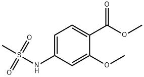 METHYL 2-METHOXY-4-[(METHYLSULFONYL)AMINO]-BENZOATE,620612-15-9,结构式