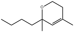 2-butyl-5,6-dihydro-2,4-dimethyl-2H-pyran 结构式