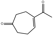 4-Cyclohepten-1-one, 4-acetyl- (9CI) Structure