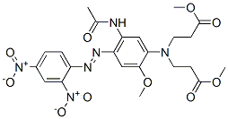 62072-81-5 methyl N-[5-(acetylamino)-4-[(2,4-dinitrophenyl)azo]-2-methoxyphenyl]-N-(3-methoxy-3-oxopropyl)-beta-alaninate