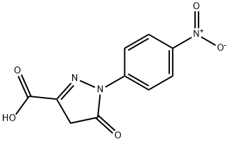 4,5-dihydro-1-(4-nitrophenyl)-5-oxo-1H-pyrazole-3-carboxylic acid Structure
