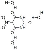 5-硝基巴比土酸三水合物,6209-44-5,结构式