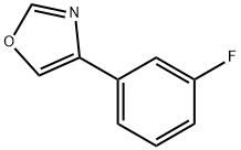 Oxazole, 4-(3-fluorophenyl)- (9CI) Structure