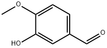 イソバニリン 化学構造式