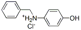 N-BENZYL-4-HYDROXYANILINIUM 结构式