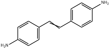 1,2-双(4-氨基苯基)乙烯, 621-96-5, 结构式