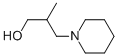2-甲基-3-(1-哌啶基)-1-丙醇 结构式