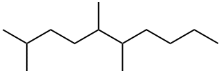 Trimethyldecane, 2,5,6- Structure