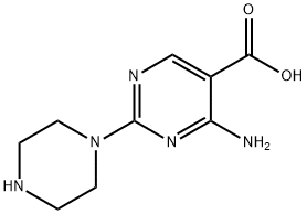 4-아미노-2-(1-피페라지닐)-5-피리미딘카르복실산