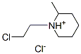 1-(2-chloroethyl)-2-methylpiperidinium chloride,62124-27-0,结构式