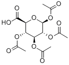 1,2,3,4-TETRA-O-ACETYL--D-GLUCURONIC ACID 化学構造式