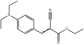 2-Cyano-3-[4-(diethylamino)phenyl]acrylic acid ethyl ester Structure