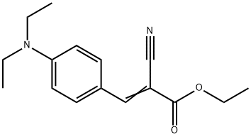 2-Cyano-3-[4-(diethylamino)phenyl]acrylic acid ethyl ester,62134-40-1,结构式