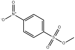 4-ニトロベンゼンスルホン酸メチル 化学構造式