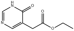 ETHYL2-(4-HYDROXYPYRIMIDIN-5-YL)ACETATE Struktur