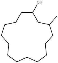 3-methylcyclopentadecan-1-ol Structure