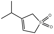 Thiophene, 2,5-dihydro-3-(1-methylethyl)-, 1,1-dioxide (9CI) 结构式