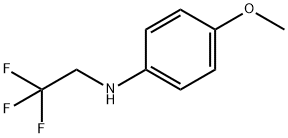 4-methoxy-N-(2,2,2-trifluoroethyl)aniline Struktur