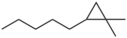 1,1-Dimethyl-2-pentylcyclopropane Structure