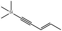 (E)-1-(Trimethylsilyl)-3-pentene-1-yne Structure