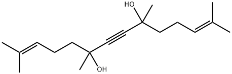 2,6,9,13-Tetramethyl-6,9-dihydroxy-2,12-tetradecadien-7-yne,62179-75-3,结构式