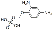 2,4-二氨基苯甲醚硫酸盐 结构式