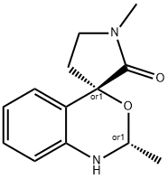 2',3',4',5'-Tetrahydro-2',3'-dimethylspiro[3H-indole-3,6'-[6H-1,3]oxazin]-2(1H)-one Struktur