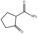 2-オキソシクロペンタンカルボキサミド 化学構造式