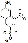 6-Amino-4-nitro-2-naphthalenesulfonic acid sodium salt Struktur
