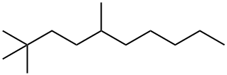 2,2,5-Trimethyldecane 结构式