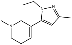 Pyridine, 3-(1-ethyl-3-methyl-1H-pyrazol-5-yl)-1,2,5,6-tetrahydro-1-methyl- (9CI)|