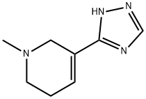 Pyridine, 1,2,3,6-tetrahydro-1-methyl-5-(1H-1,2,4-triazol-3-yl)- (9CI) 结构式