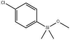 (4-氯苯基)甲氧二甲(基)甲硅烷 结构式