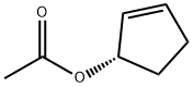 (S)-2-(1-Cyclopentenyl) acetate  Struktur