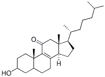 3-hydroxycholest-8-en-11-one,62250-89-9,结构式