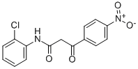 2′-氯-2-(4-硝基苯甲酰基)乙酰苯胺,62254-06-2,结构式