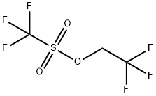 トリフルオロメタンスルホン酸2,2,2-トリフルオロエチル 化学構造式