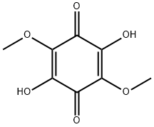 2,5-Cyclohexadiene-1,4-dione, 2,5-dihydroxy-3,6-dimethoxy- (9CI) Struktur