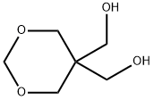 1,3-ジオキサン-5,5-ジメタノール 化学構造式