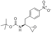 ERYTHRO-N-BOC-L-4-NITROPHENYLALANINE EPOXIDE 化学構造式