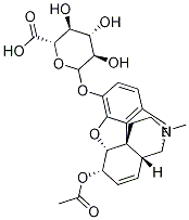 Morphine 6-Acetate 3-Glucuronide Structure