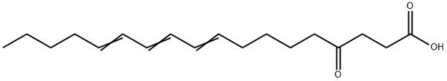 4-oxo-9,11,13-octadecatrienoic acid Structure