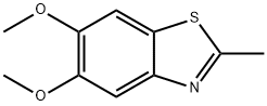 5,6-DIMETHOXY-2-METHYL-BENZOTHIAZOLE Struktur