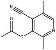 3-Acetoxy-4-cyano-2,5-dimethylpyridine Structure
