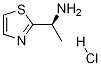 (S)-1-(チアゾール-2-イル)エタンアミン塩酸塩 化学構造式