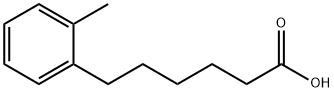 6-o-tolyl-hexanoic acid 化学構造式