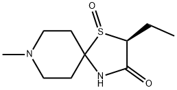 1-Thia-4,8-diazaspiro[4.5]decan-3-one,2-ethyl-8-methyl-,1-oxide,(2S)-(9CI),623168-05-8,结构式